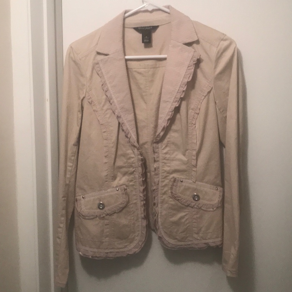 White House Black Market Tan Jacket